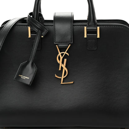 Saint Laurent Calfskin Monogram Baby Cabas Black 8 of 15