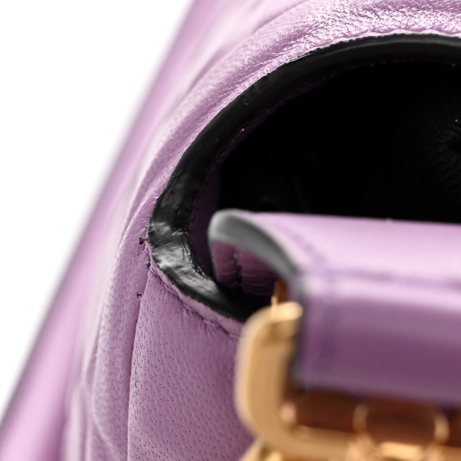 Fendi Nappa FF 1974 Embossed Baguette Agapanto 10 of 10