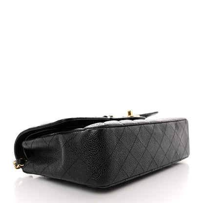 Chanel Caviar Quilted Medium Double Flap Black 4 of 16