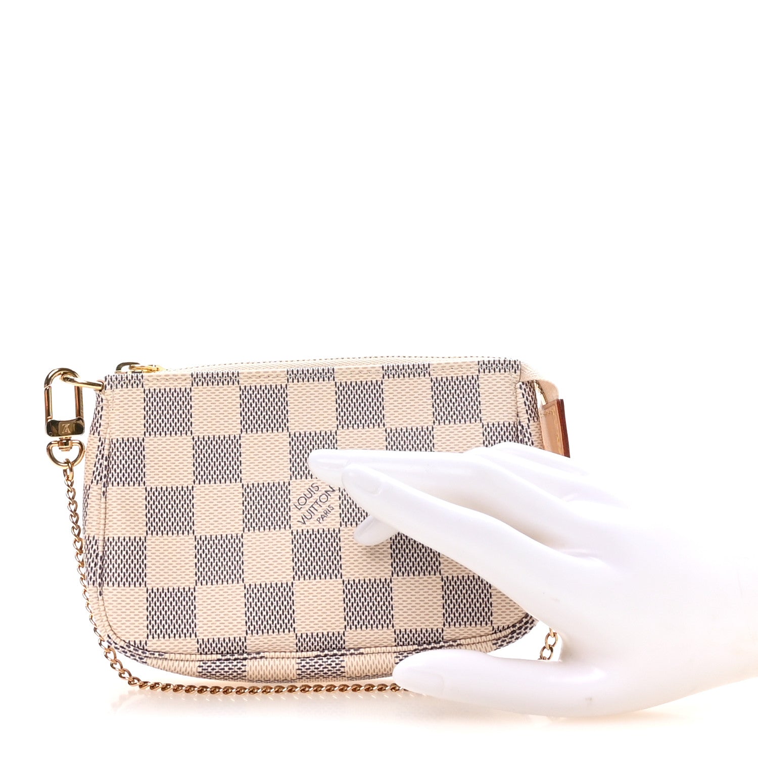 Louis Vuitton Damier Azur Mini Pochette Accessories 2 of 8