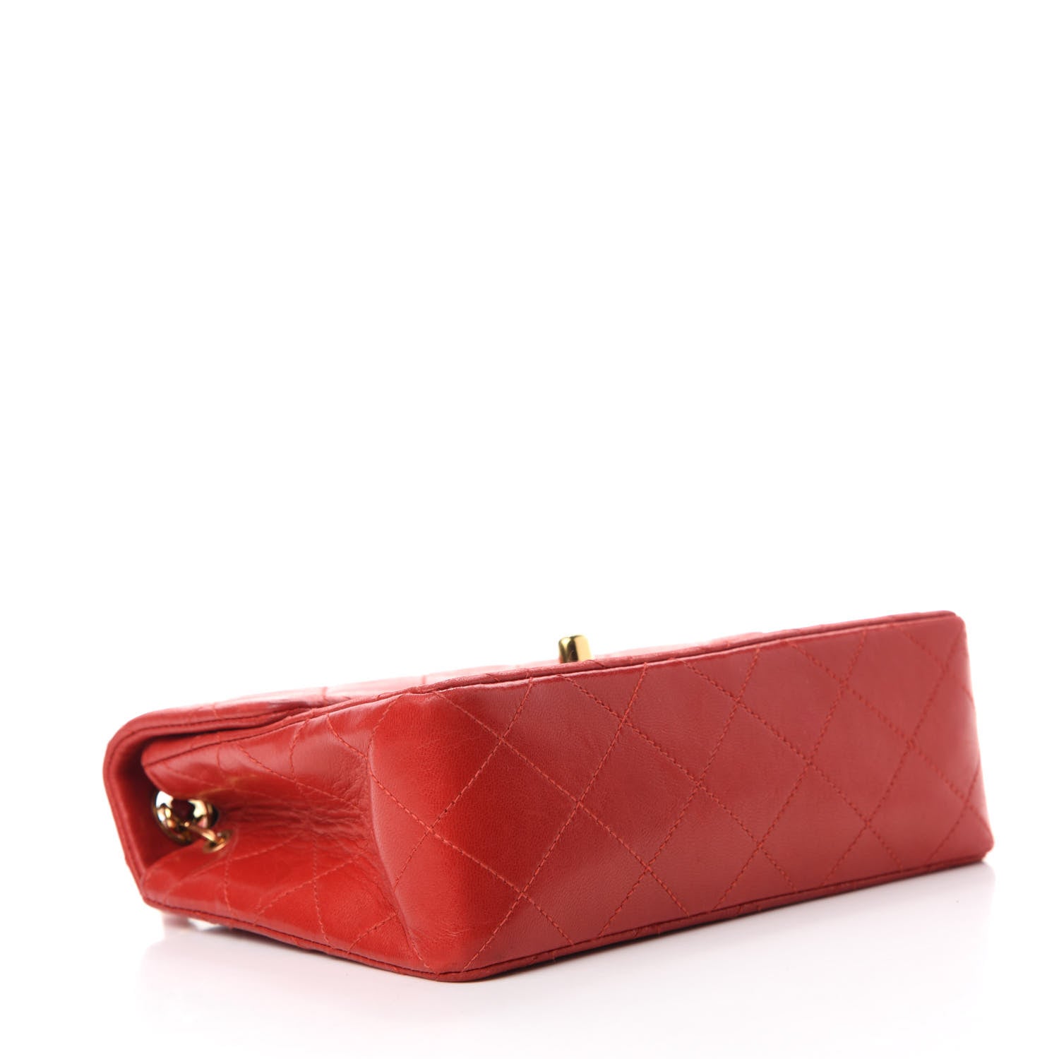 Chanel Lambskin Quilted Mini Square Flap Red 4 of 11
