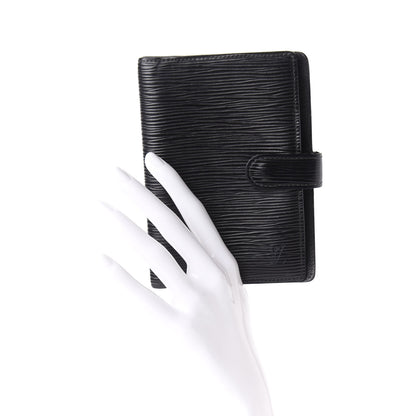 Louis Vuitton Epi Small Ring Agenda Cover Black 2 of 8