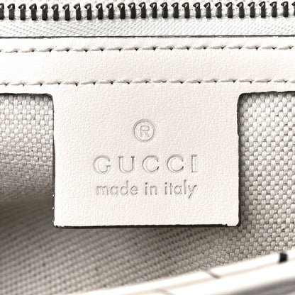 Gucci X BALENCIAGA Calfskin Matelasse Logo Print Small GG Marmont Shoulder Bag White 6 of 11
