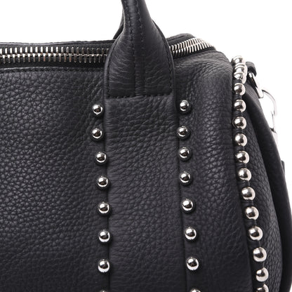 Alexander Wang Calfskin Studded Rockie Matte Black Rhodium Hardware 8 of 8