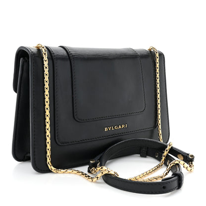 Bulgari Calfskin Serpenti Forever Crossbody Bag Black 4 of 21
