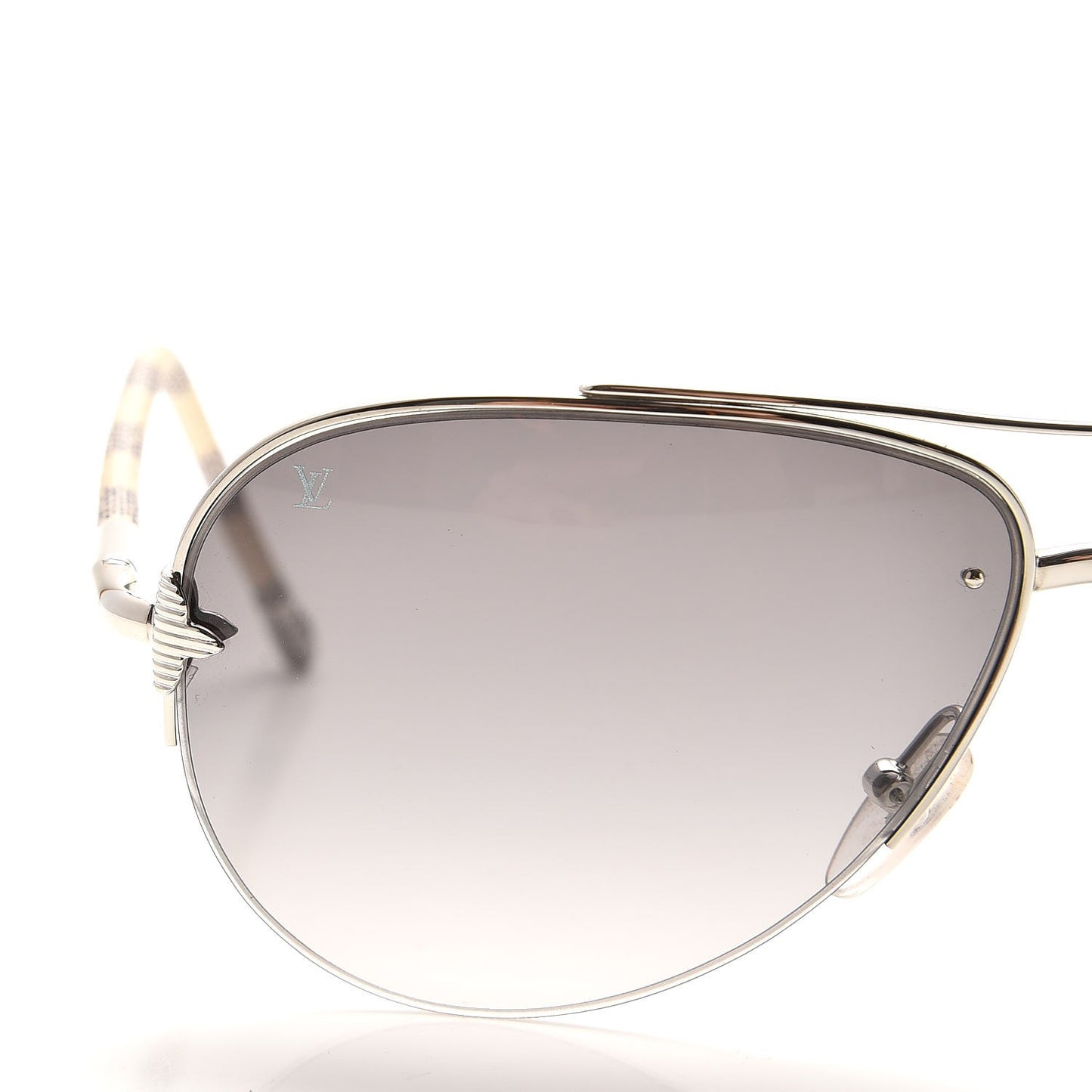 Damier Azur Petite Viola Pilote Aviator Sunglasses Z0570U