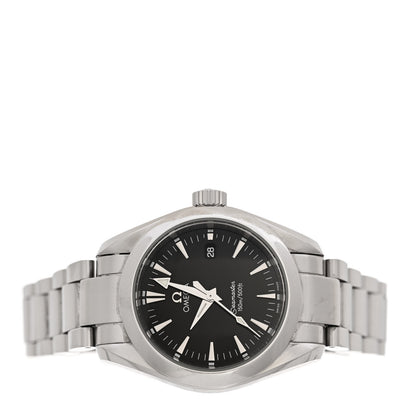Omega Stainless Steel 29mm Seamaster Aqua Terra 150M Quartz Watch Black 2577.50.00 2 of 5