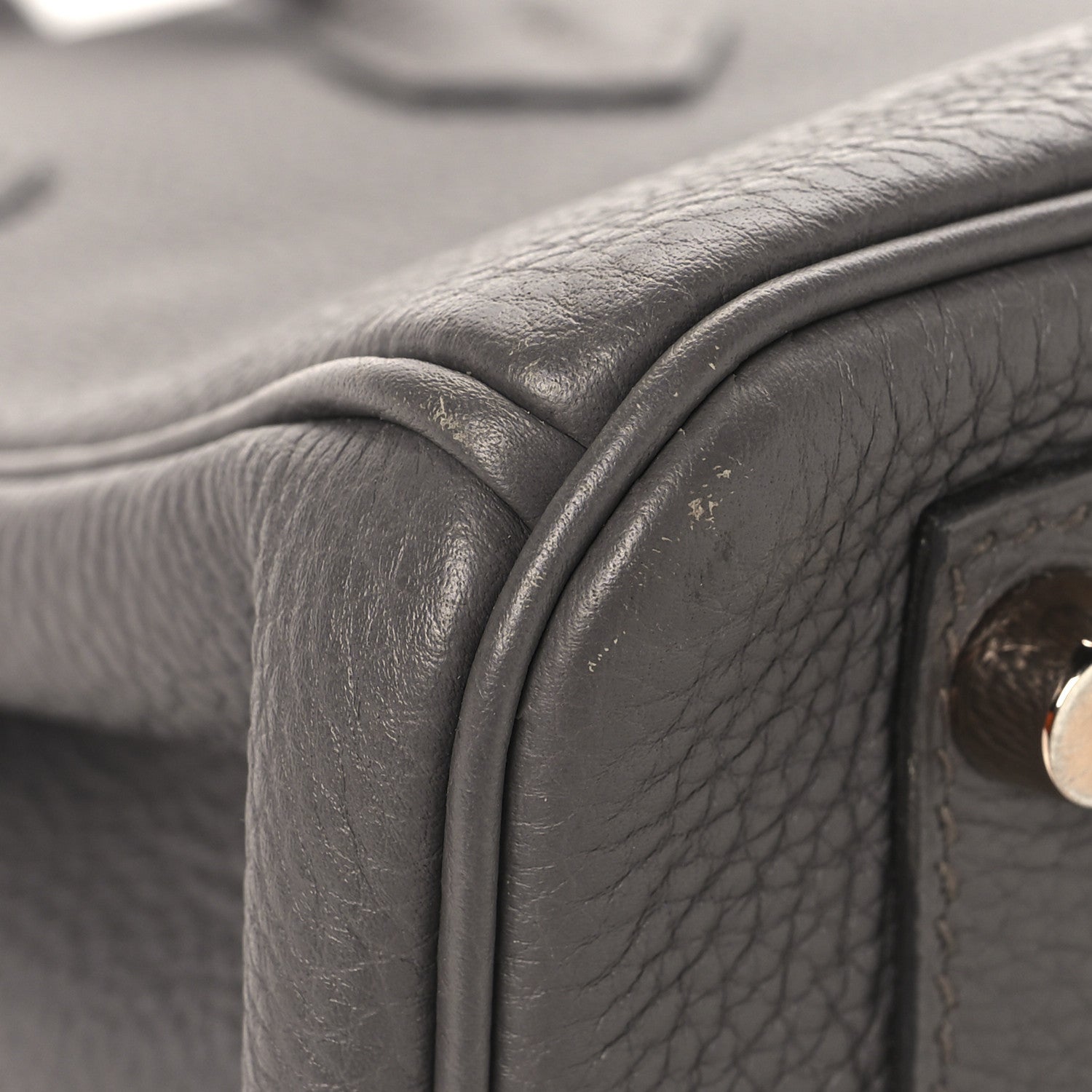 Hermes Togo Birkin 25 Etain 11 of 14