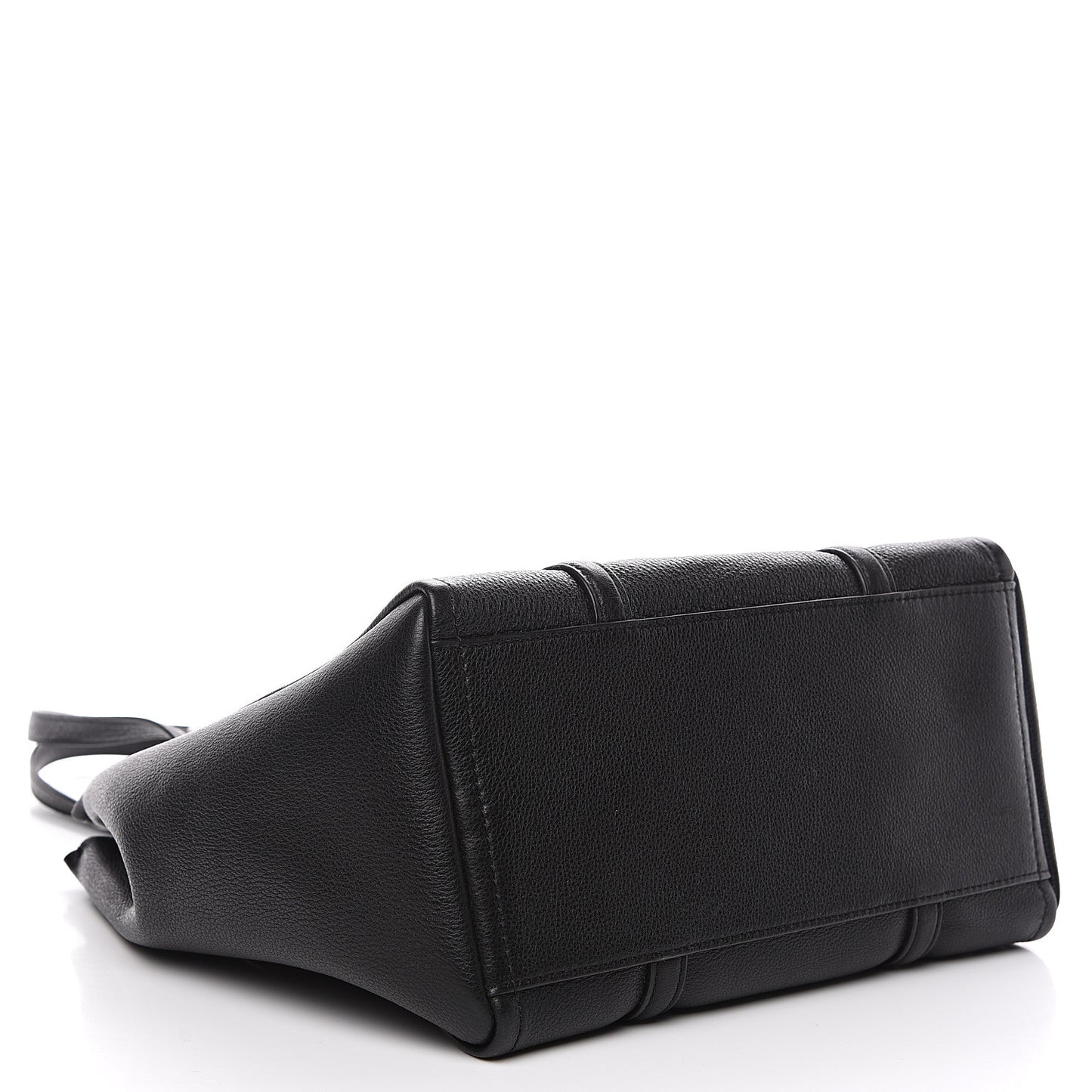 Grained Calfskin The Tag Tote Black