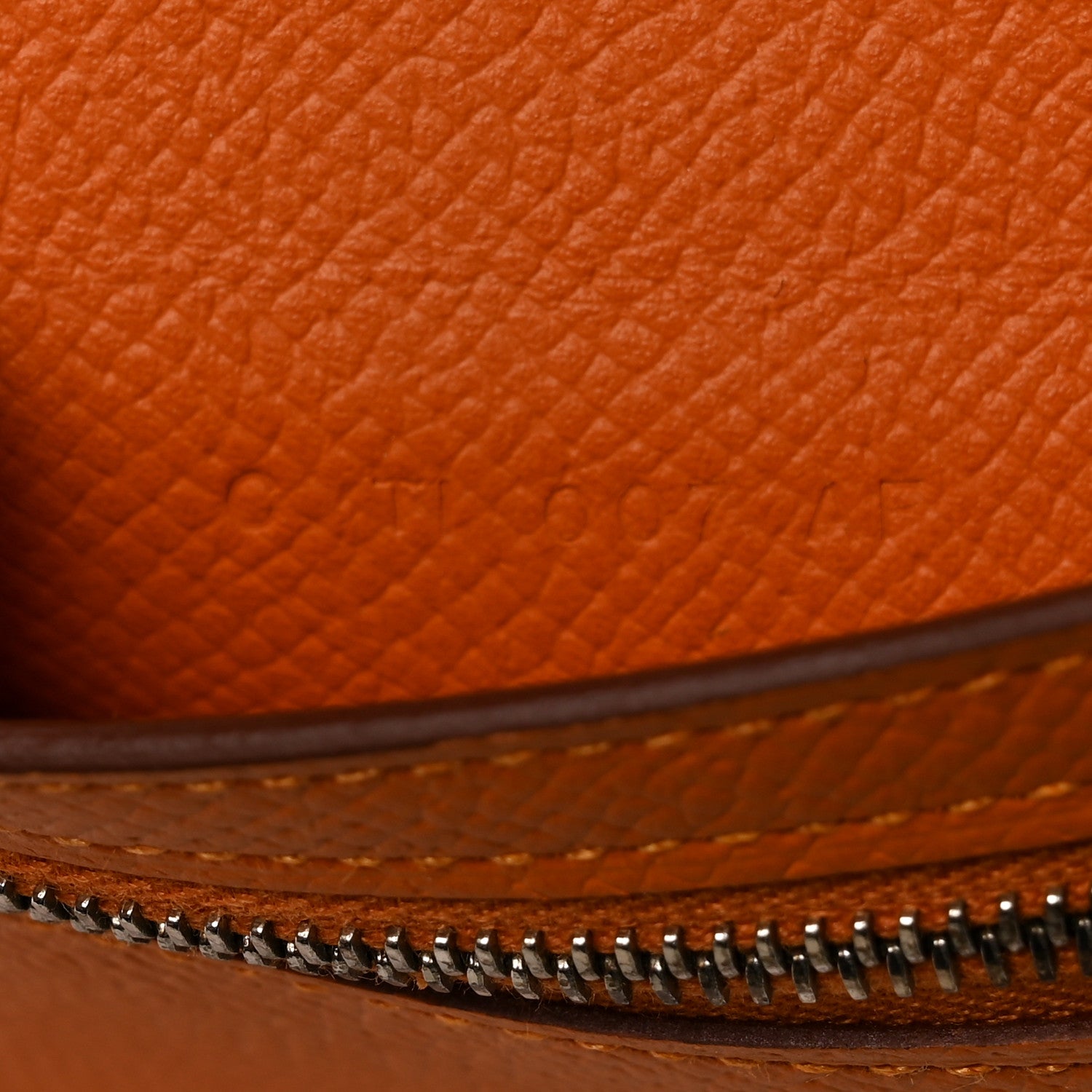 Hermes Epsom Clic 12 Wallet Orange 8 of 10