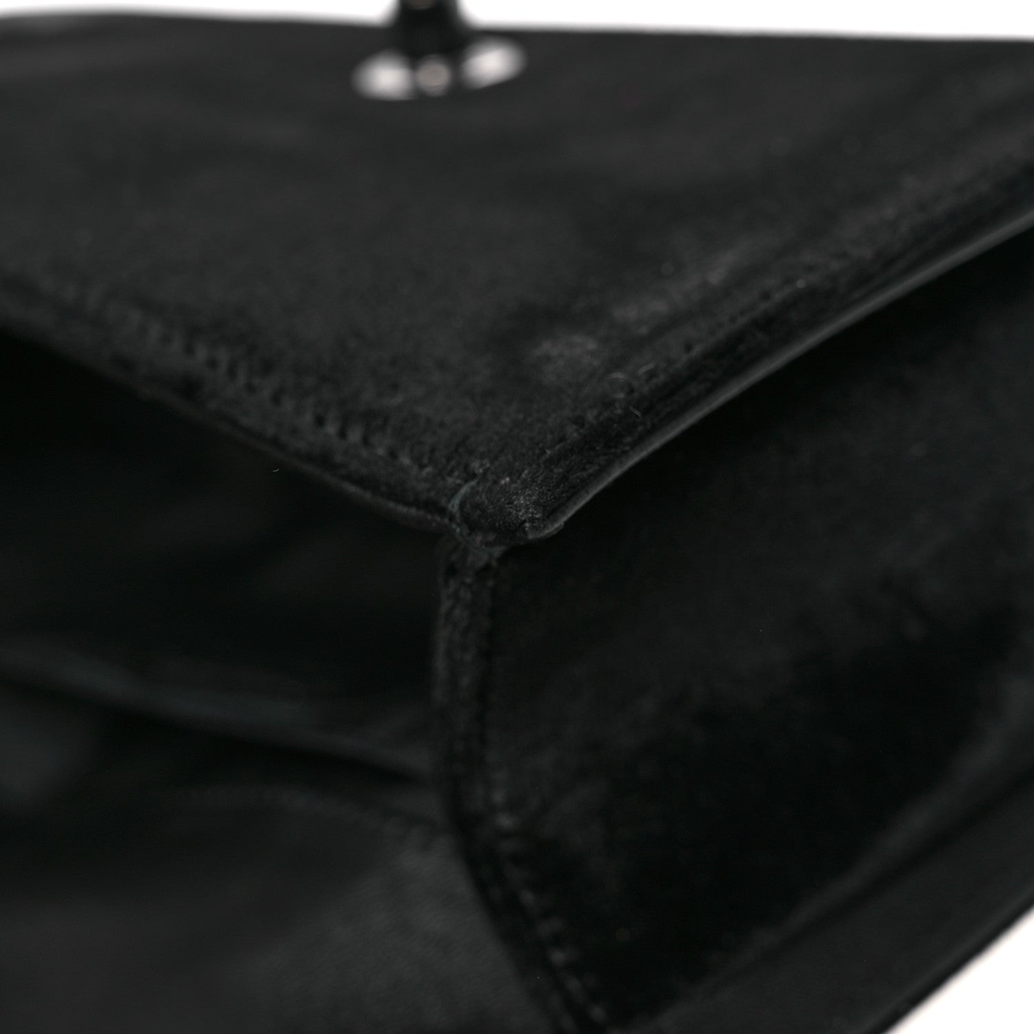 Chanel Velvet Quilted Small Boy Flap Black 12 of 12