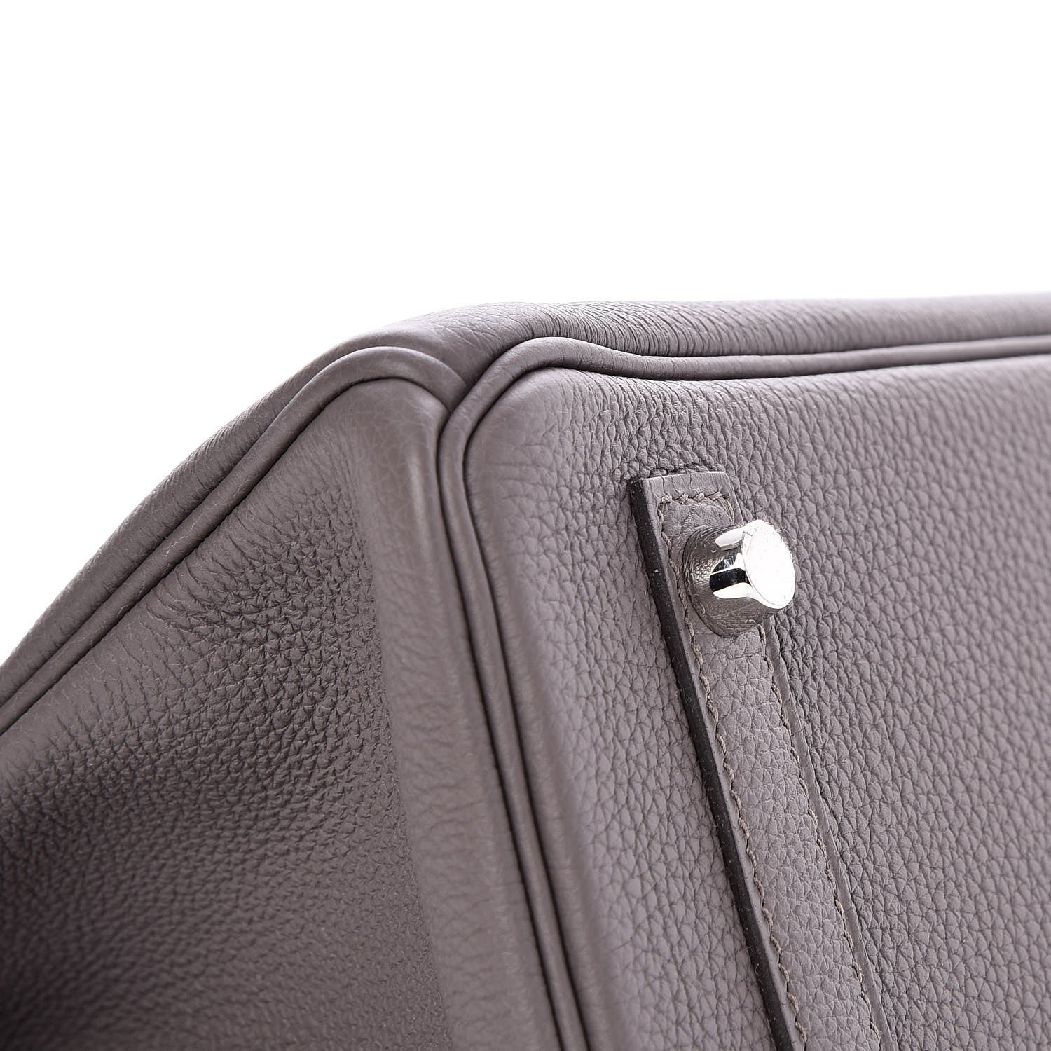 Hermes Togo Birkin 30 Etain 33 of 34