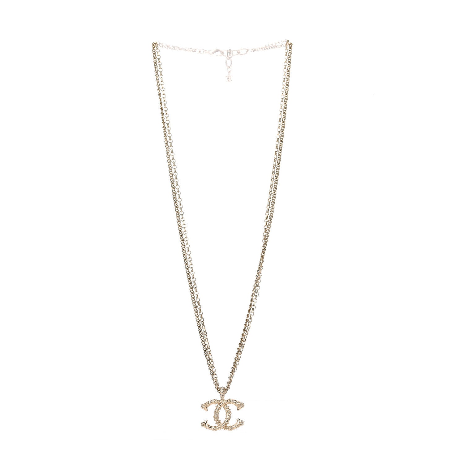 Chanel Chain Sheep CC Necklace Gold 2 of 5