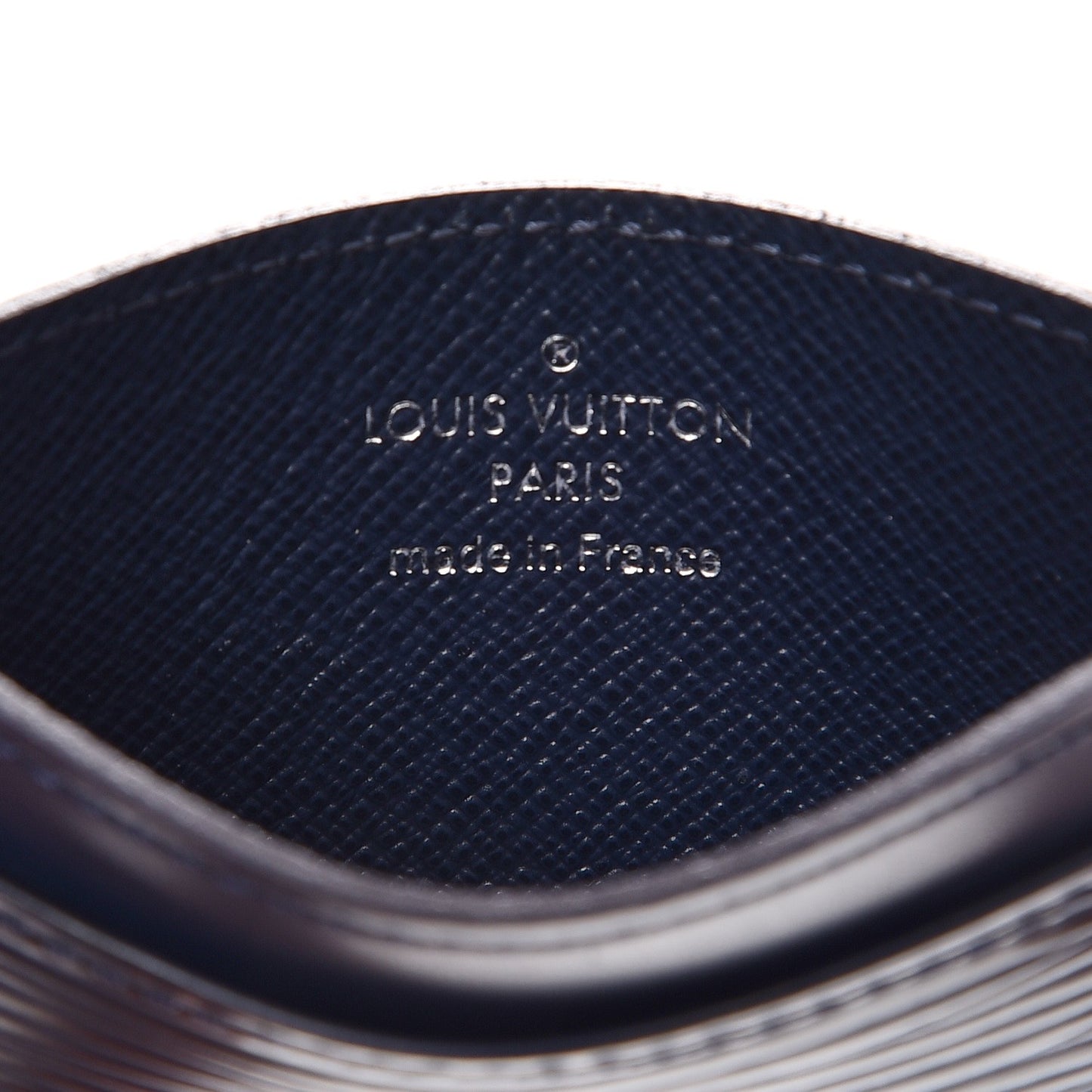 Epi Card Holder Indigo