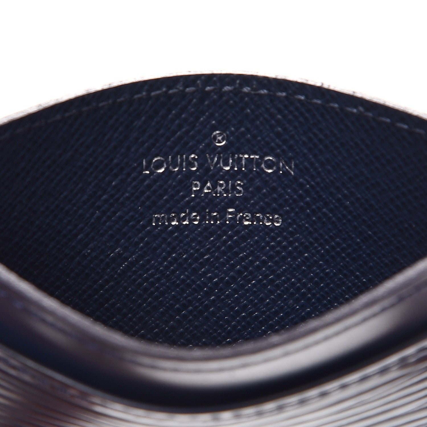 Louis Vuitton Epi Card Holder Indigo 6 of 7