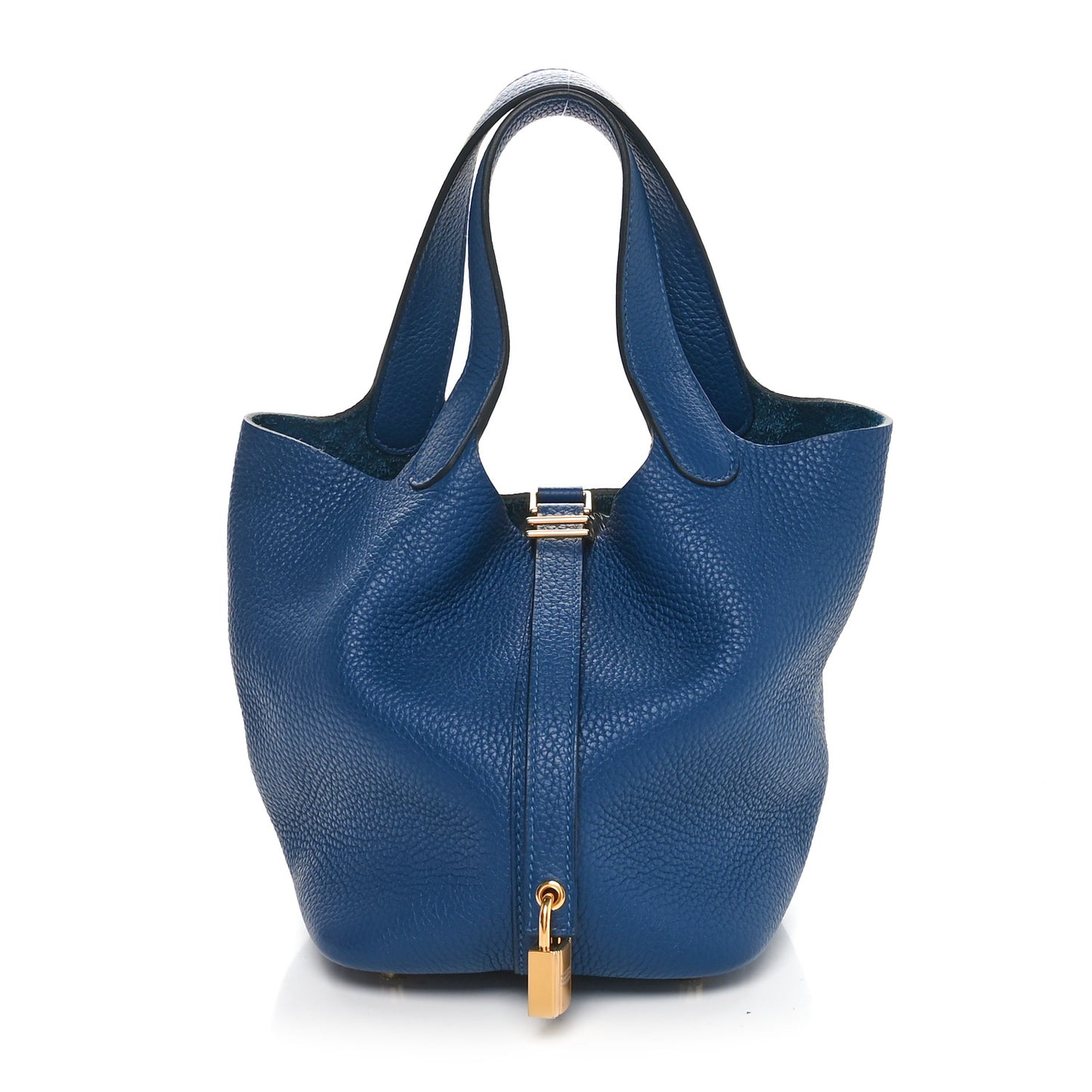 Taurillon Clemence Picotin Lock 18 PM Deep Bleu