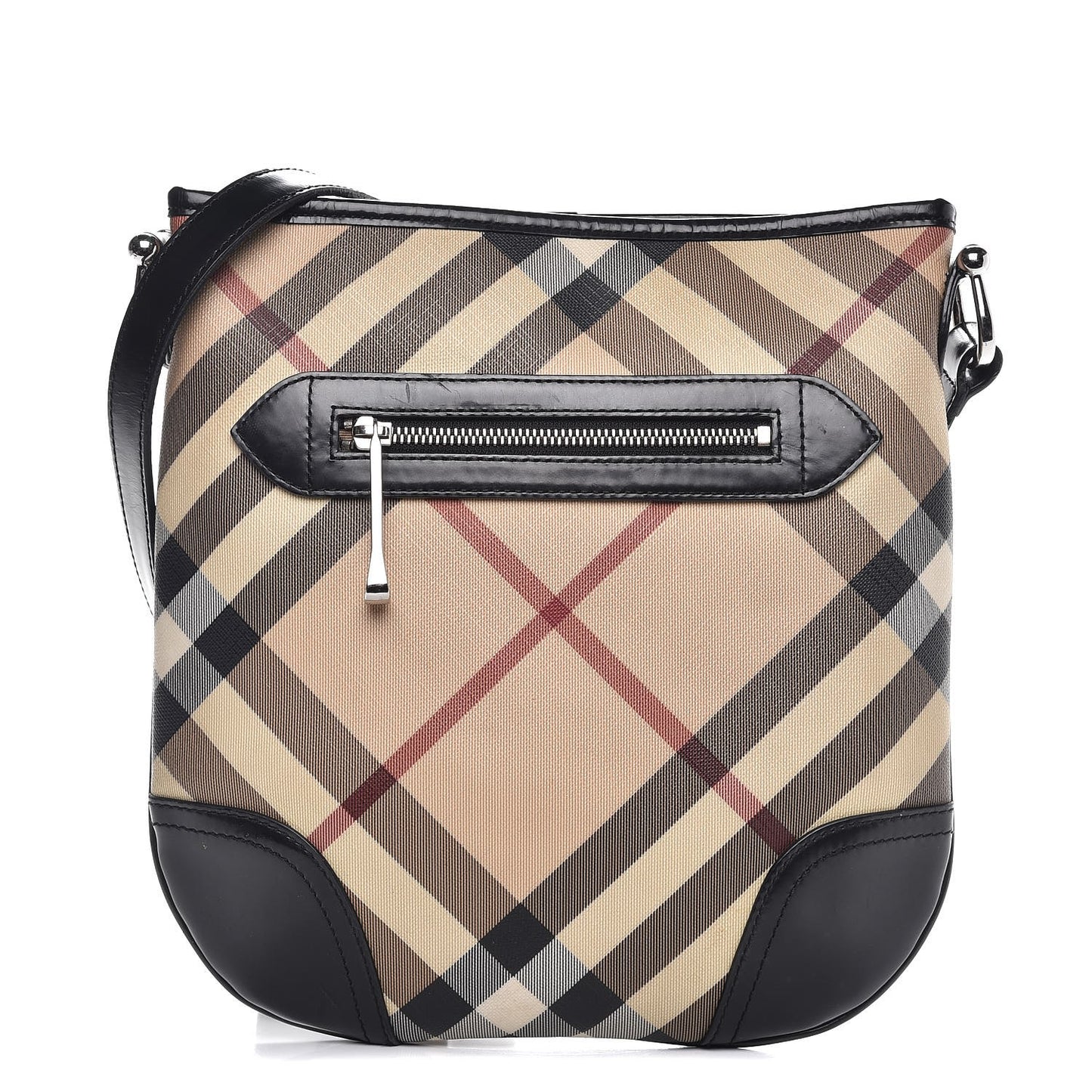 Supernova Check Small Dryden Crossbody Bag Black