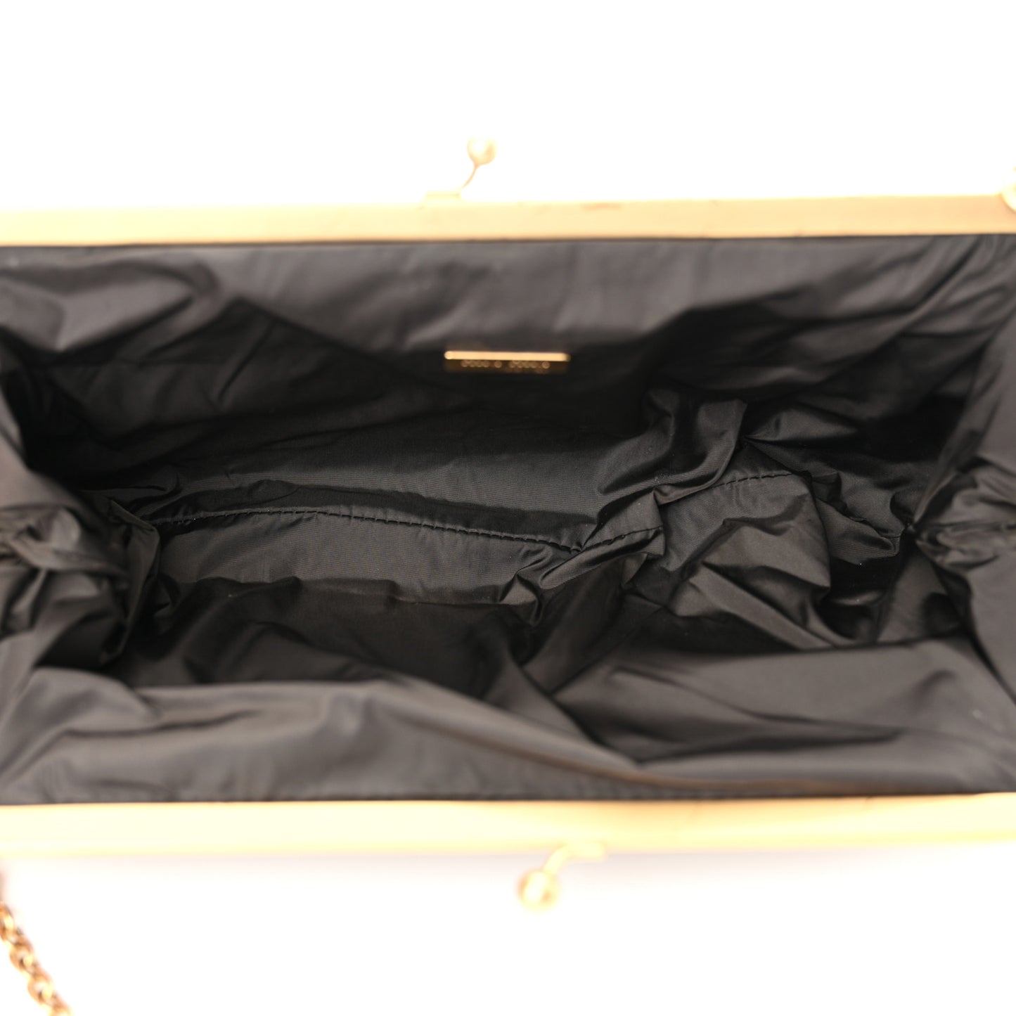 Nappa Matelasse Clutch Cognac