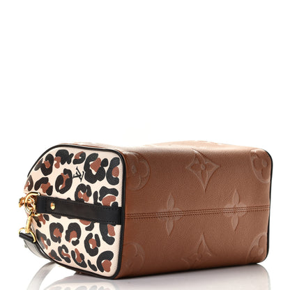 Louis Vuitton Empreinte Monogram Giant Wild At Heart Speedy Bandouliere 25 Caramel 3 of 5