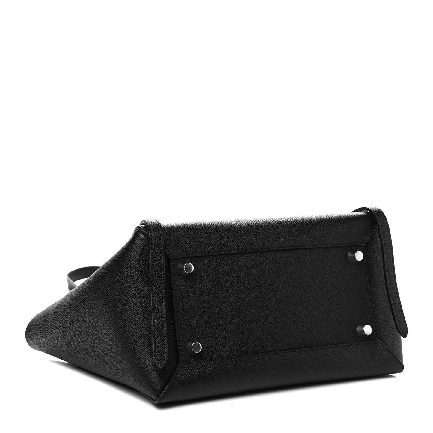 Grained Calfskin Mini Belt Bag Black