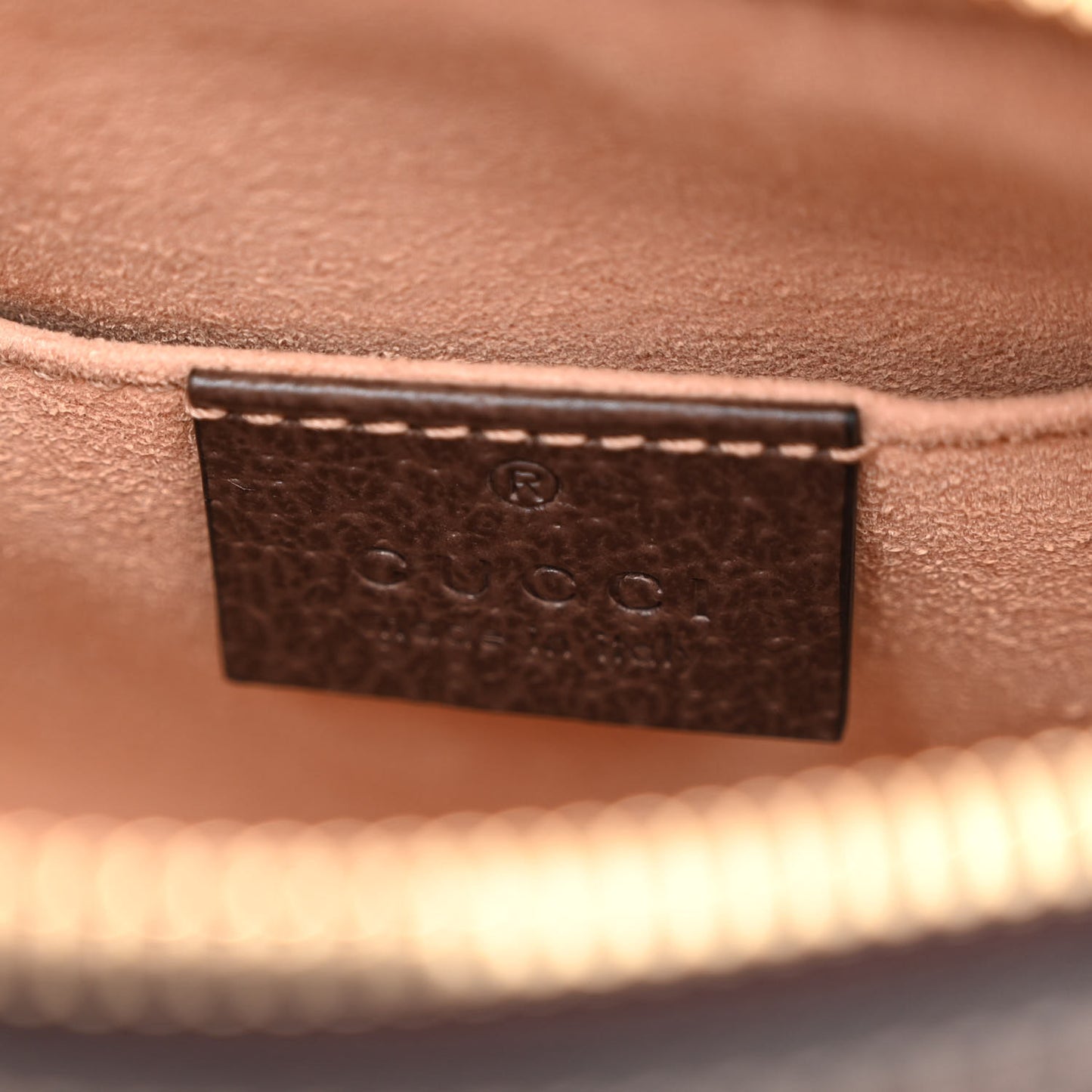GG Supreme Monogram Web Mini Ophidia Shoulder Bag Brown