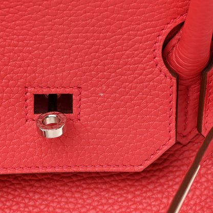 Hermes Taurillon Clemence Birkin 35 Rose Jaipur 14 of 23