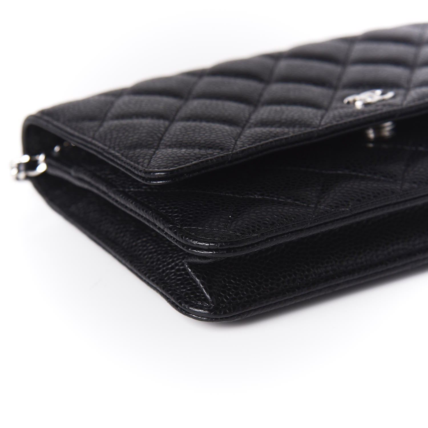 Chanel Caviar Quilted Wallet On Chain WOC Black 6 of 11