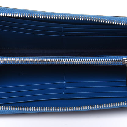 MCM Visetos Large Zip Around Wallet Black Blue 5 of 18
