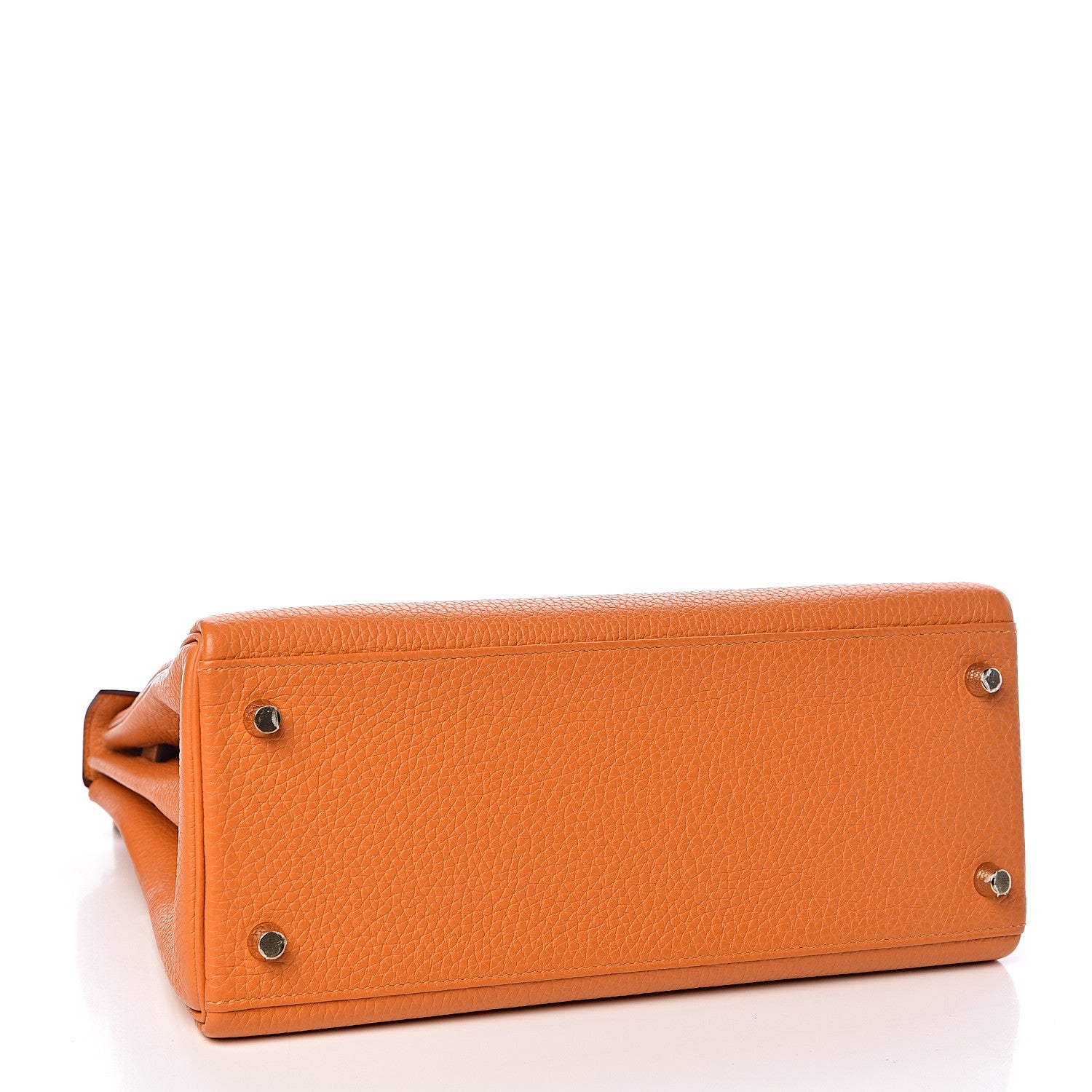 Hermes Taurillon Clemence Kelly Retourne 28 Abricot 4 of 38