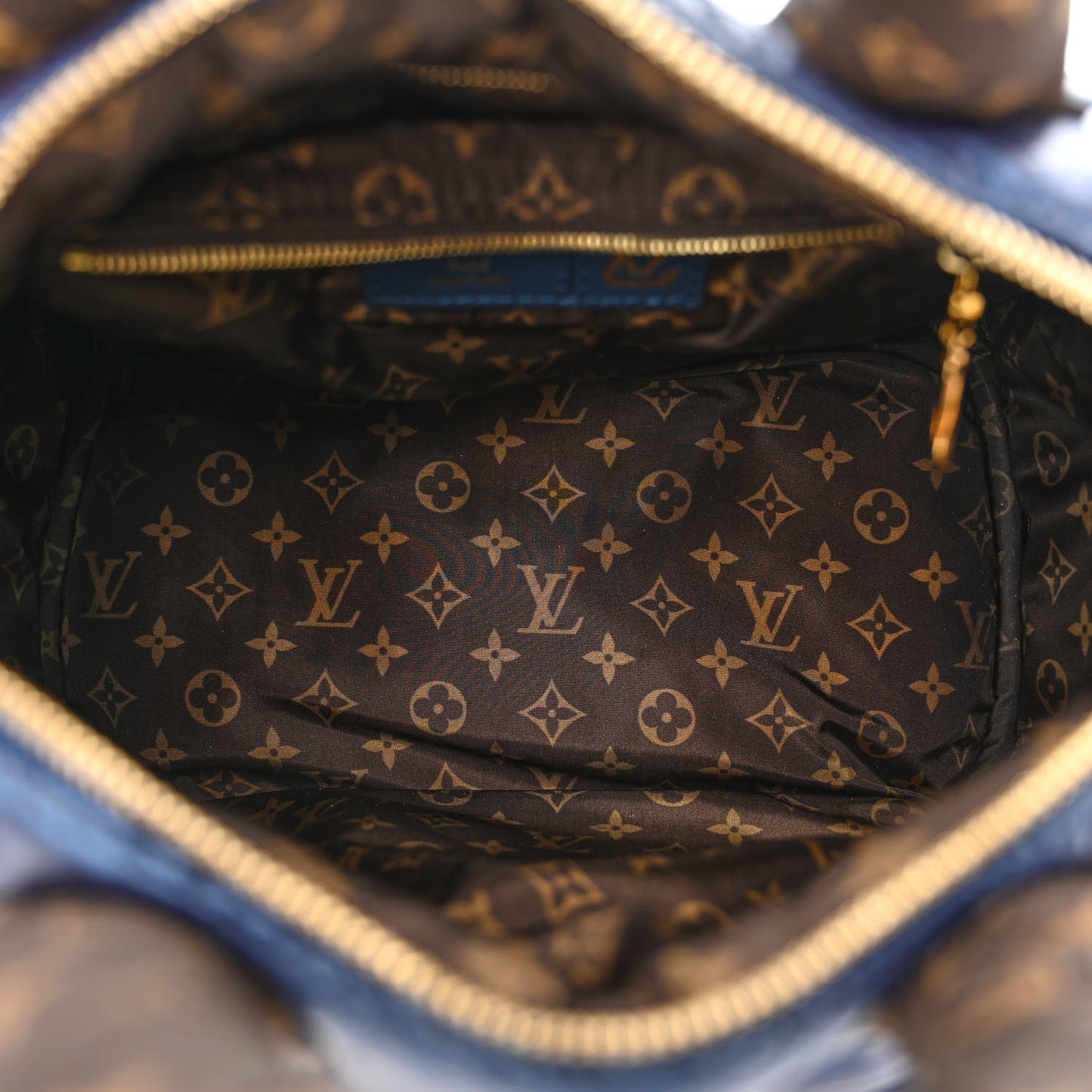 Econyl Mini Monogram Pillow Speedy Bandouliere 25 Navy