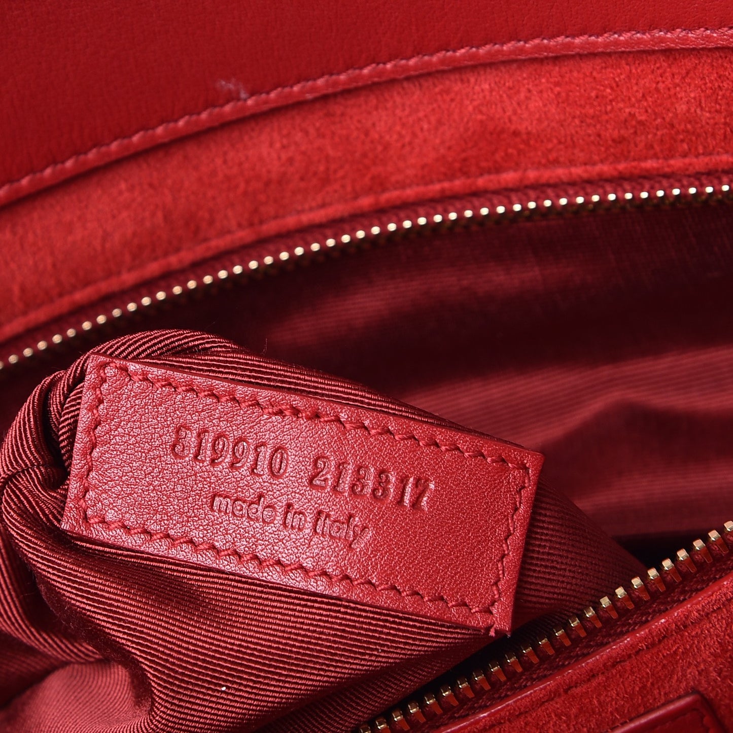 Calfskin Large Sac de Jour Carryall Rouge Orient