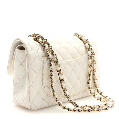 Chanel Caviar Quilted Small Double Flap White 3 of 10