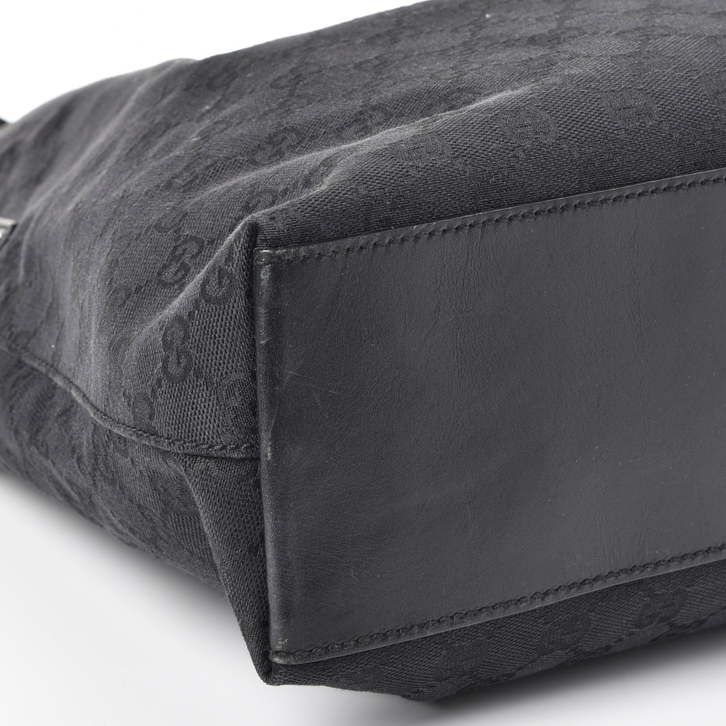 Monogram Large Shoulder Bag Black