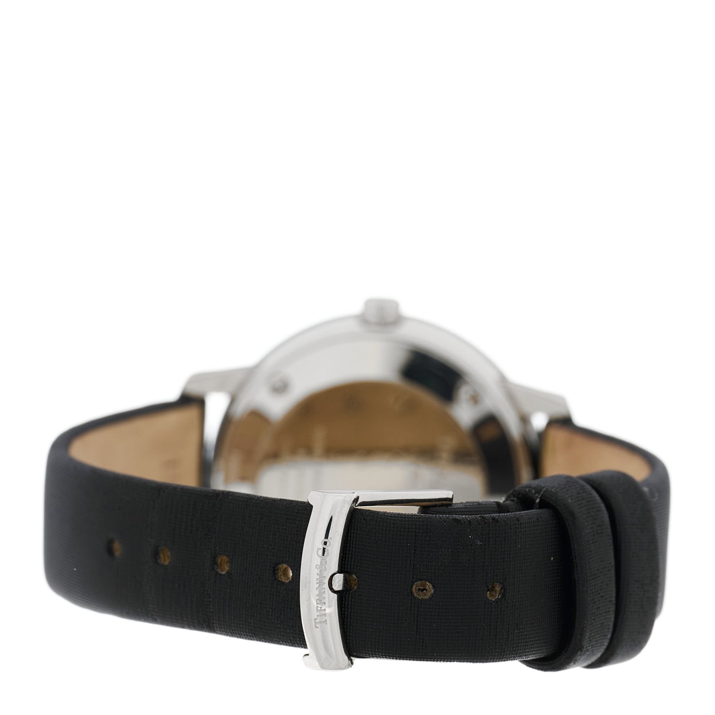 Stainless Steel Satin Diamond Bezel 31mm Atlas 2-Hand Quartz Watch