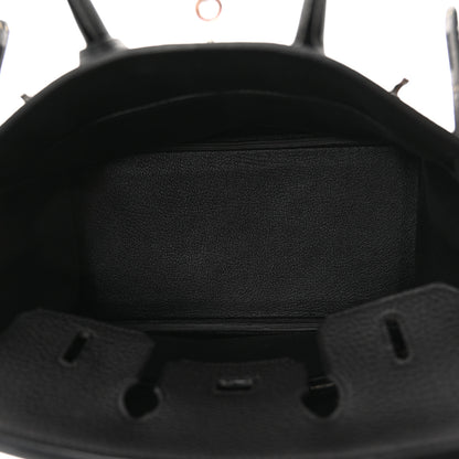 Hermes Togo Birkin 25 Black 5 of 10