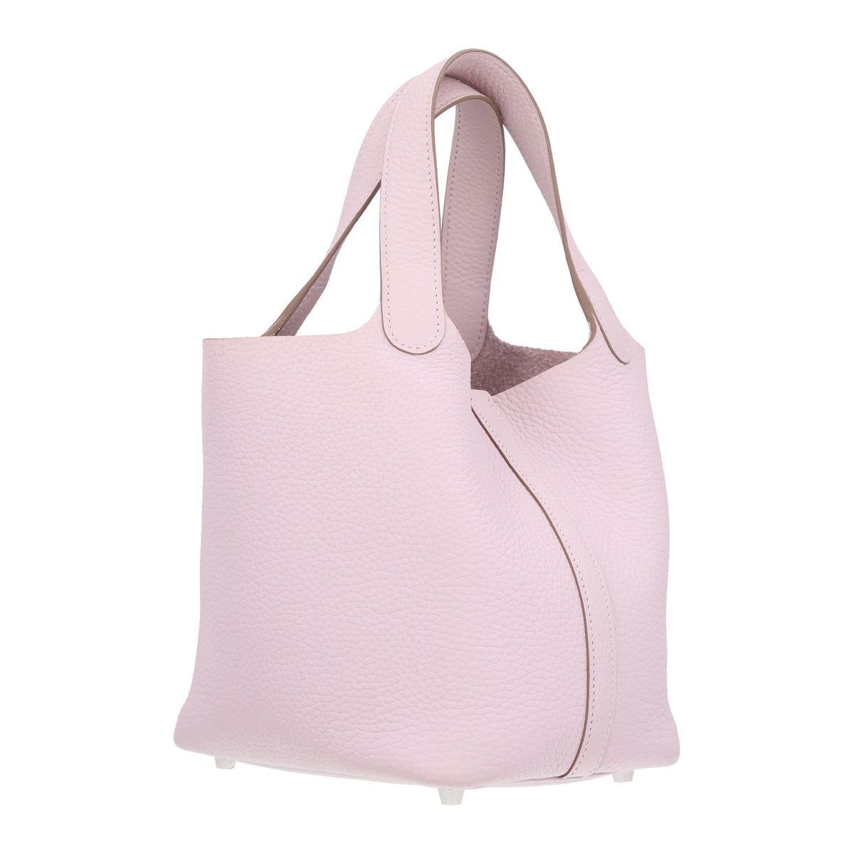 Hermes Taurillon Clemence Picotin Lock 18 PM Mauve Pale 3 of 10