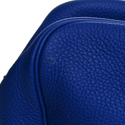 Hermes Taurillon Clemence Victoria II 35 Bleu Electrique 12 of 13