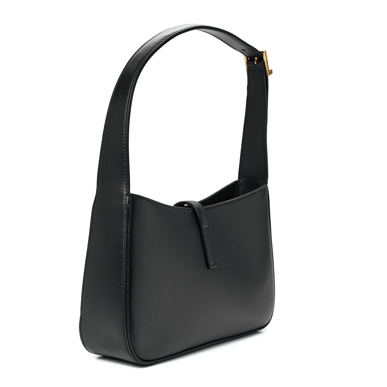 Saint Laurent Smooth Calfskin Le 5 A 7 Hobo Black 3 of 11