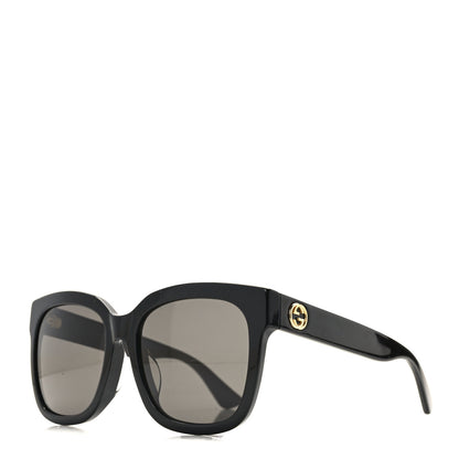 Gucci Acetate Square Frame Sunglasses GG0034SA Black 1 of 7