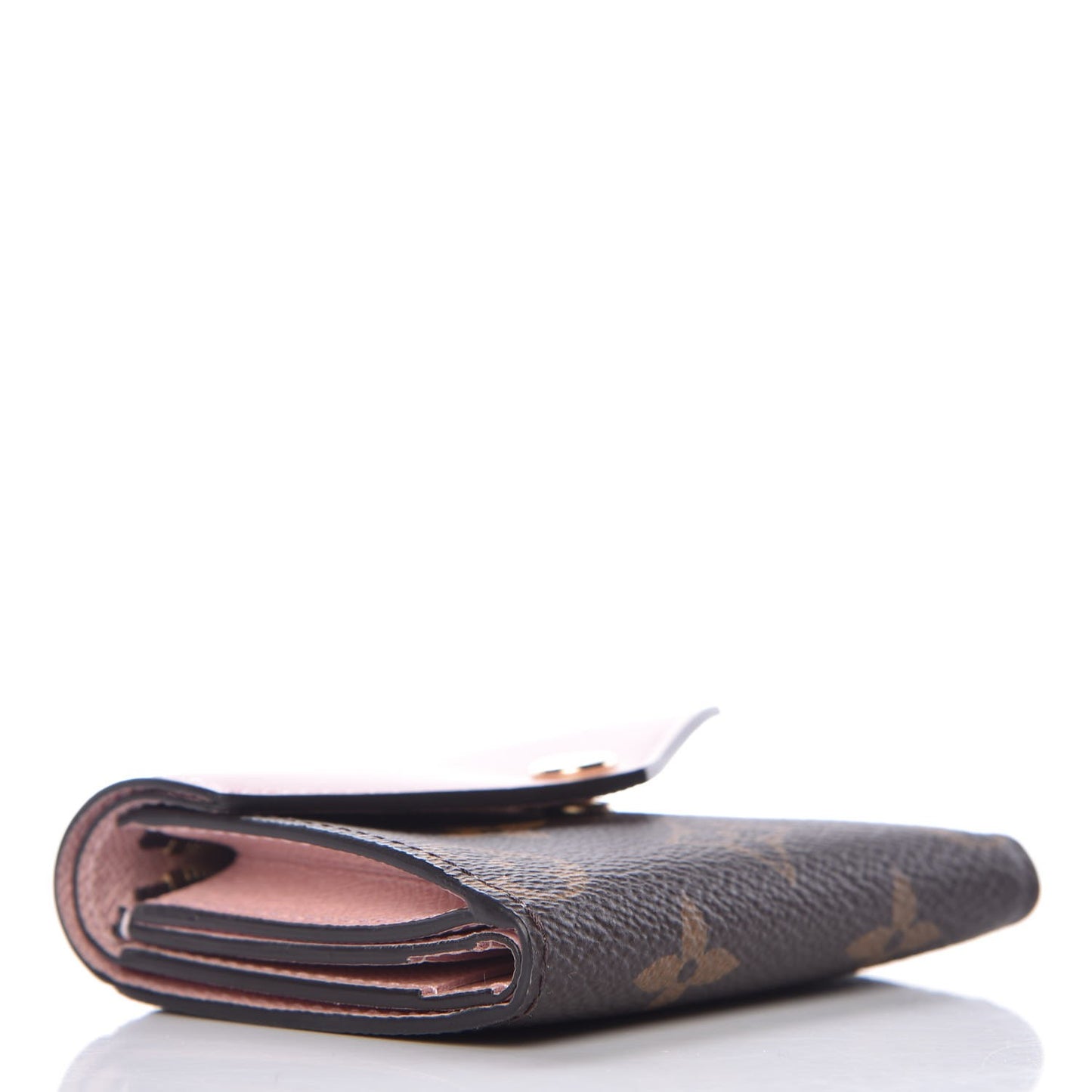 Monogram Zoe Wallet Rose Ballerine