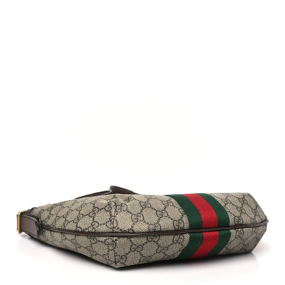 Gucci GG Supreme Monogram Web Small Ophidia Half Moon Hobo Brown 4 of 10