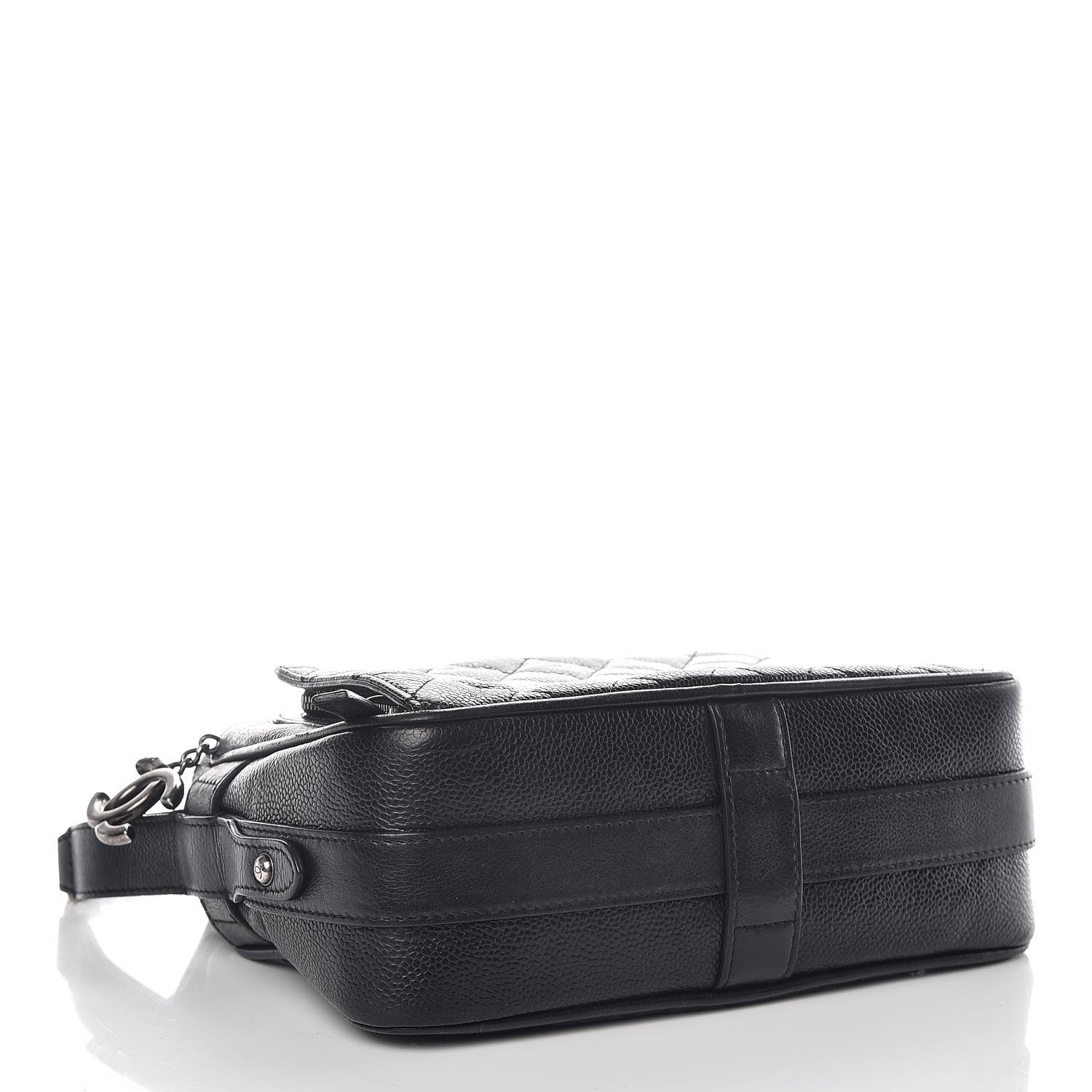 Chanel Caviar Quilted Medium Business Trip Camera Bag Black 4 of 10