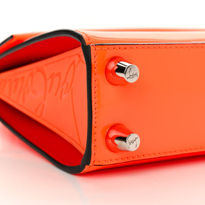 Christian Louboutin Patent Paloma Mini Empire Tote Orange 8 of 10