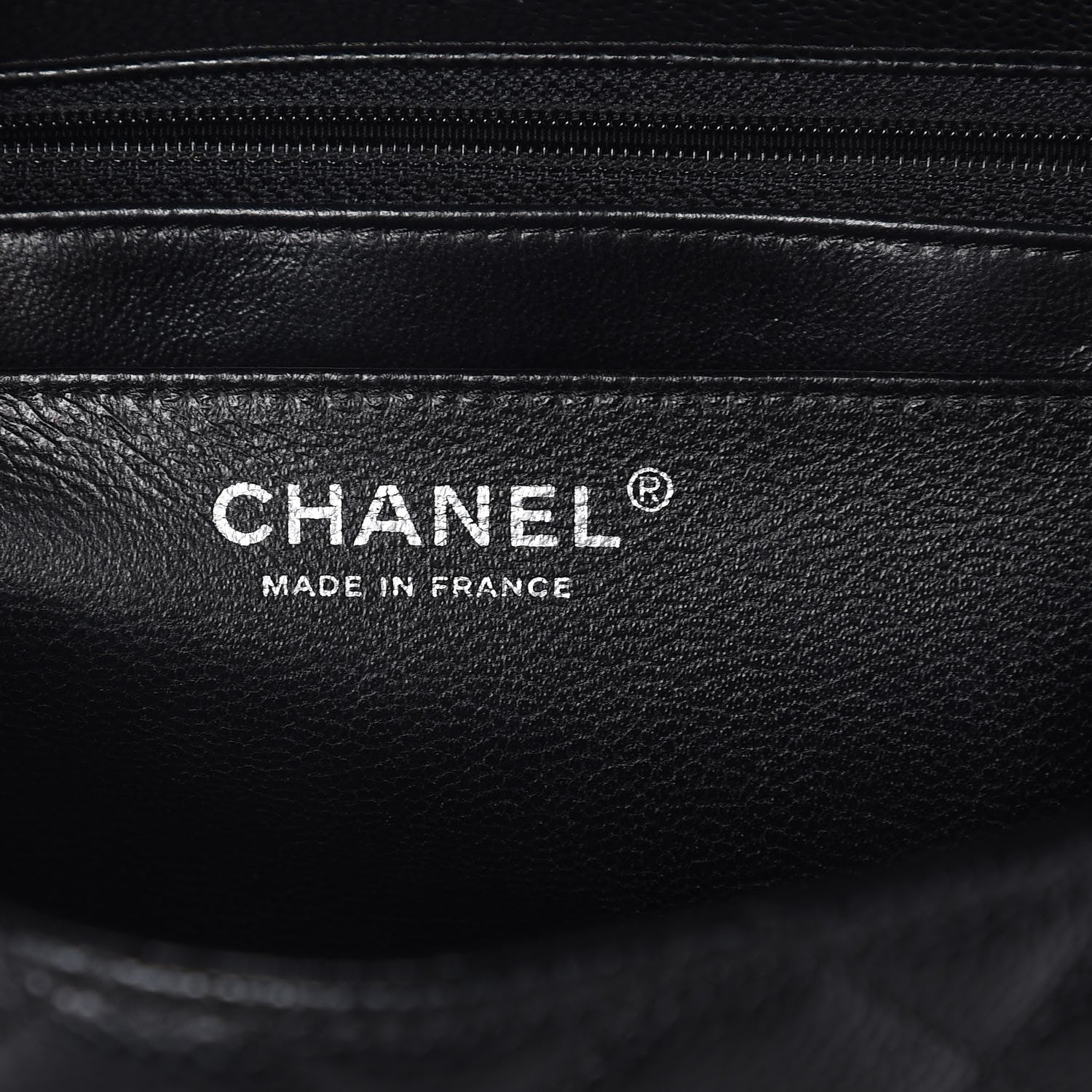 Chanel Caviar Quilted Jumbo Single Flap Black 6 of 11