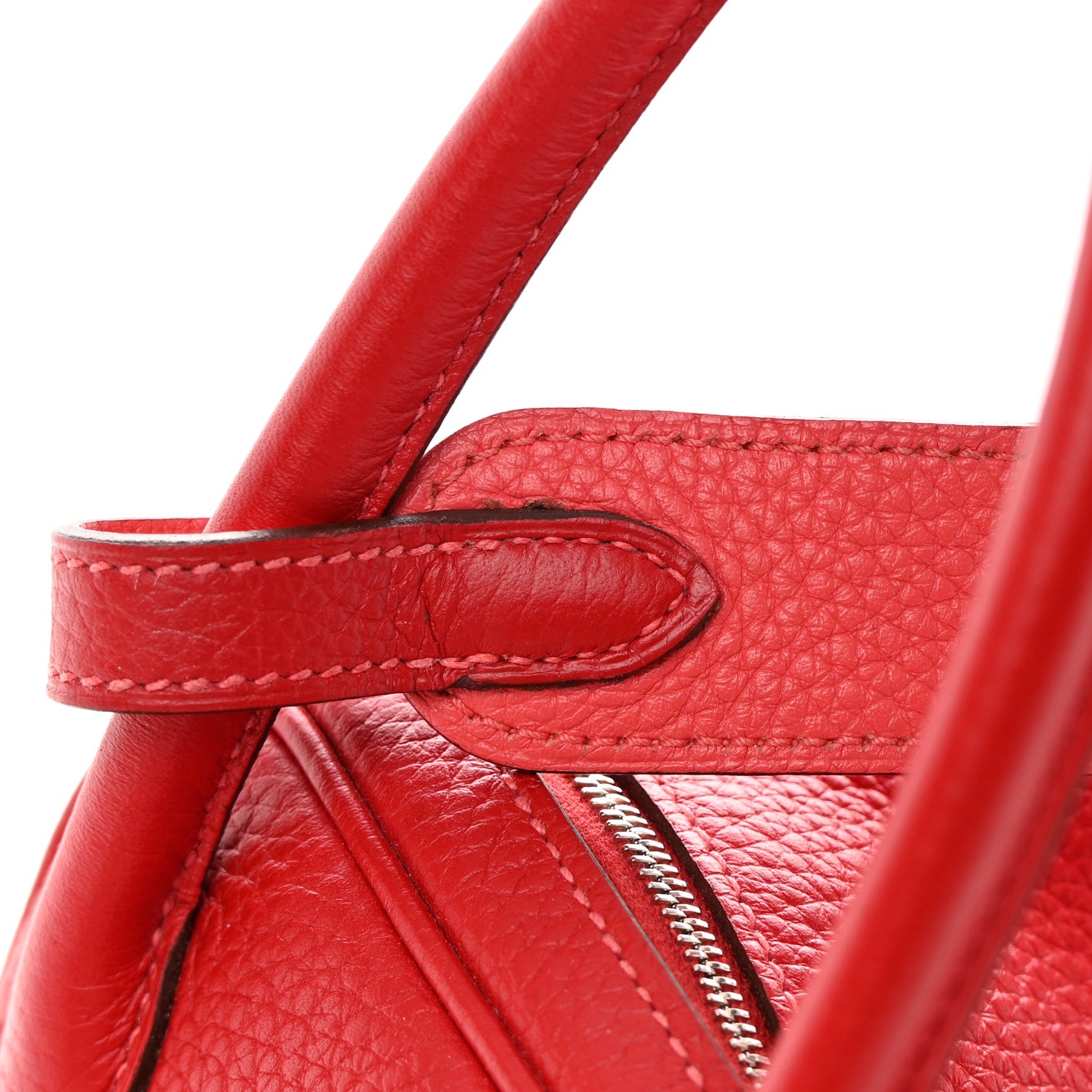 Hermes Taurillon Clemence Verso Lindy 26 Rouge Casaque Bougainvillea 14 of 17