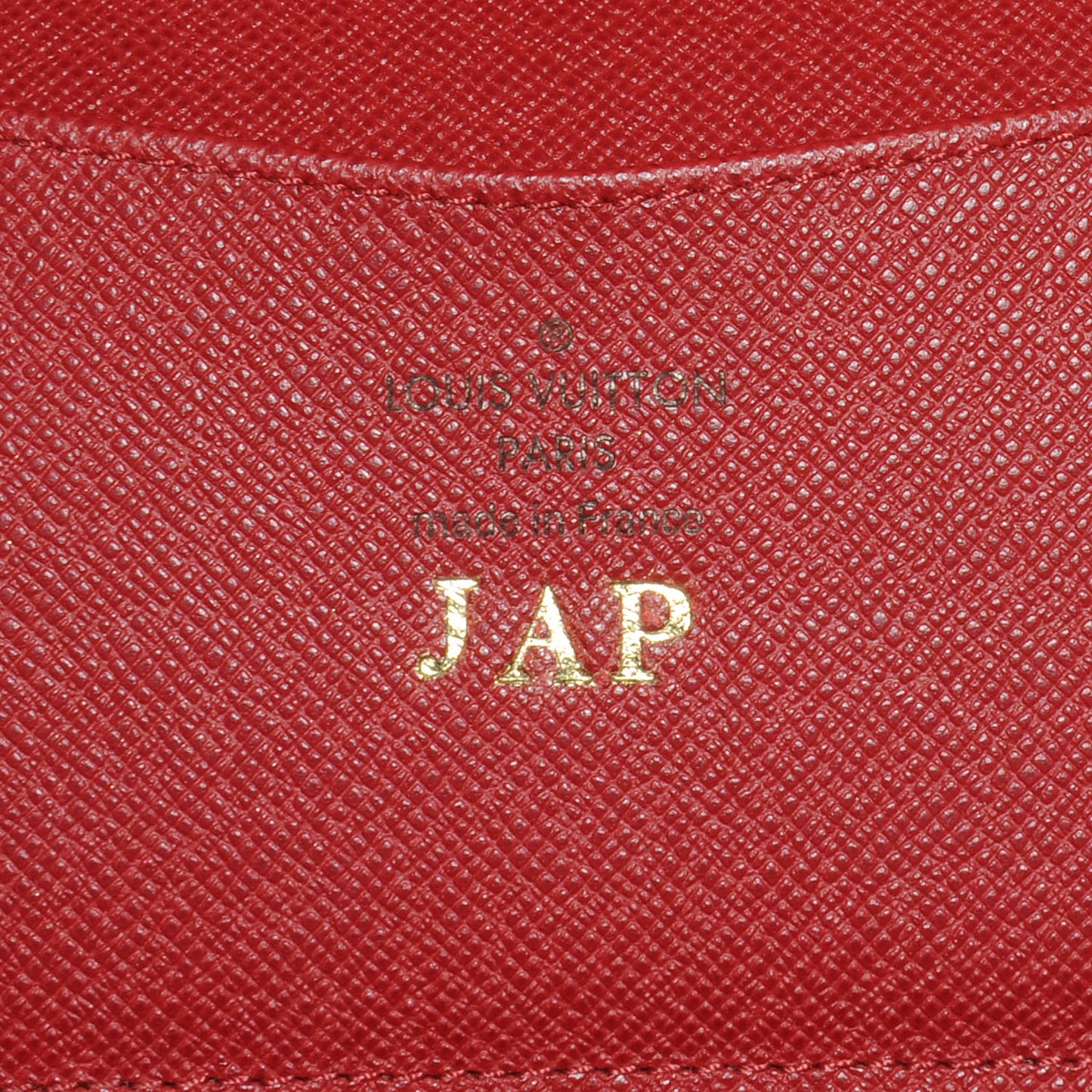 Monogram Josephine Wallet Red