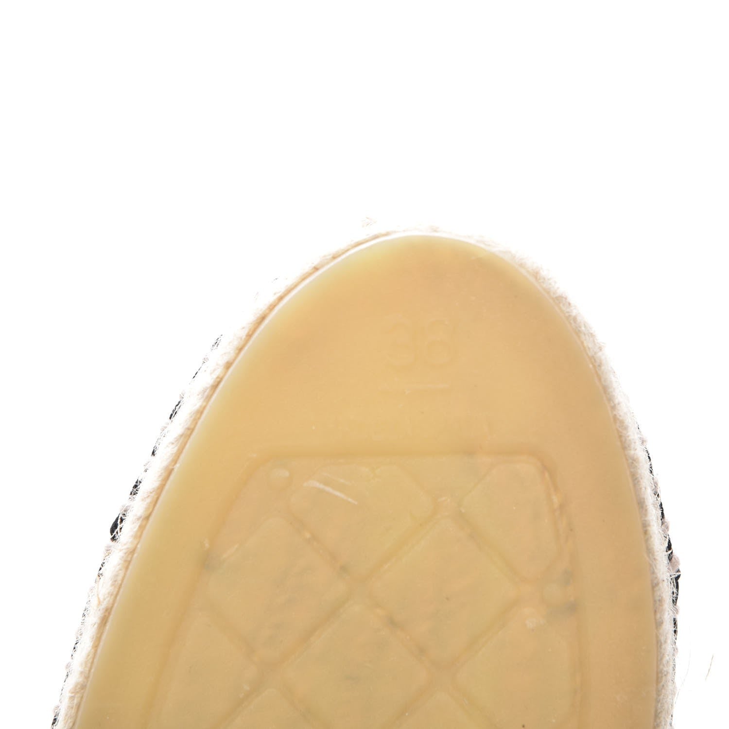 Chanel Satin CC Espadrilles 38 Black 7 of 10