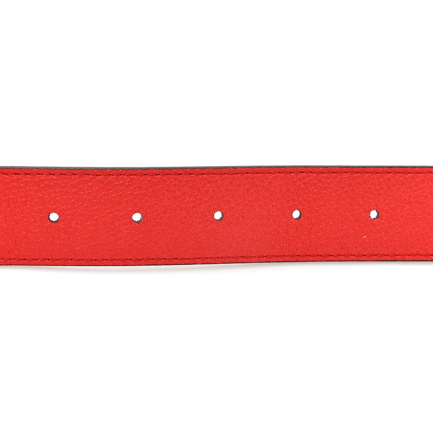 Monogram 30mm LV Initiales Reversible Belt 90 36 Coquelicot
