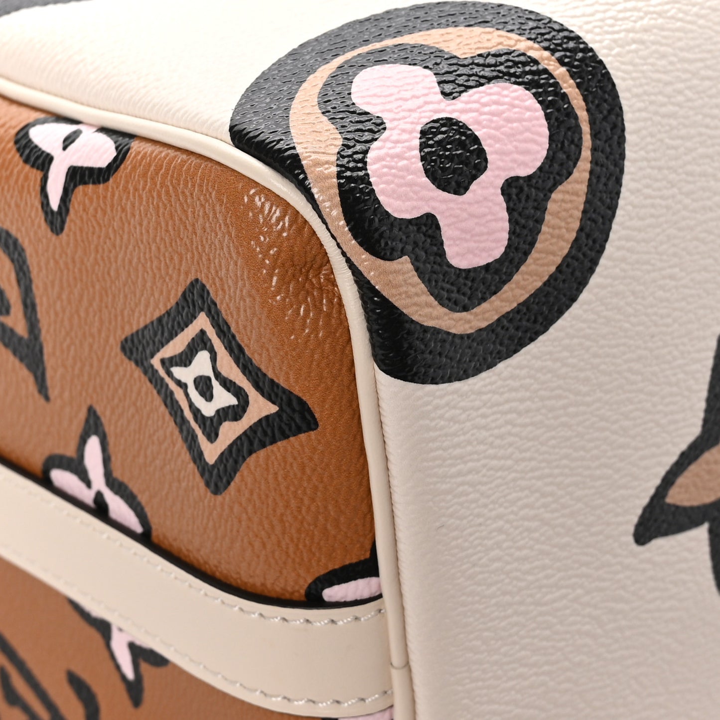 Monogram Giant Wild At Heart Speedy Bandouliere 25 Creme
