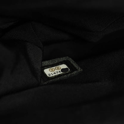 Chanel Felt Crest Embellished Medium Boy Flap Black 8 of 8